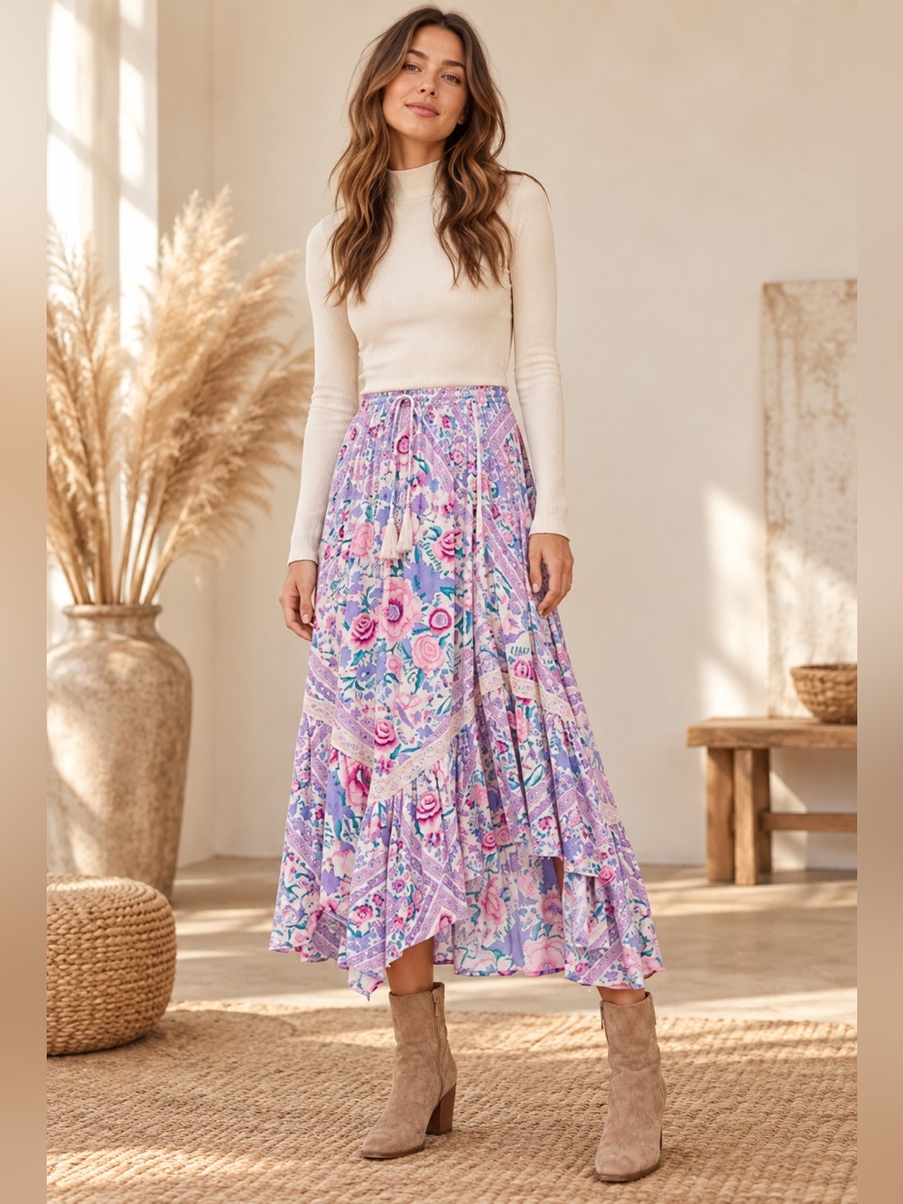 Spell & the Gypsy Collective Babushka Scarf Skirt
